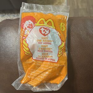 Iggy The Iguana McDonald’s Ty Beanie Baby New In Bag